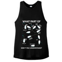 Funny What Part Of Don't You Understand Boating Expert Ladies PosiCharge Tri-Blend Wicking Tank