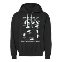 Funny What Part Of Don't You Understand Boating Expert Garment-Dyed Fleece Hoodie