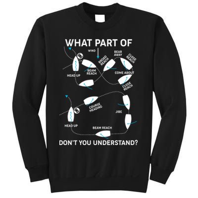 Funny What Part Of Don't You Understand Boating Expert Sweatshirt