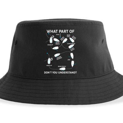 Funny What Part Of Don't You Understand Boating Expert Sustainable Bucket Hat