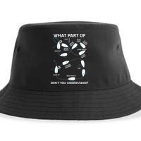 Funny What Part Of Don't You Understand Boating Expert Sustainable Bucket Hat