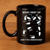 Funny What Part Of Don't You Understand Boating Expert 11oz C Handle Ceramic Mug
