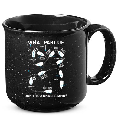 Funny What Part Of Don't You Understand Boating Expert 15oz Campfire Ceramic Mug