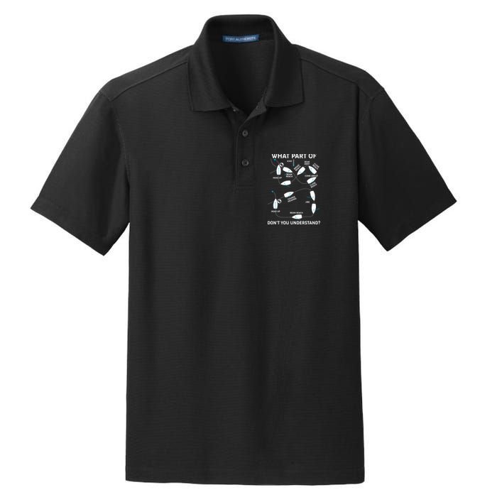 Funny What Part Of Don't You Understand Boating Expert Dry Zone Grid Polo