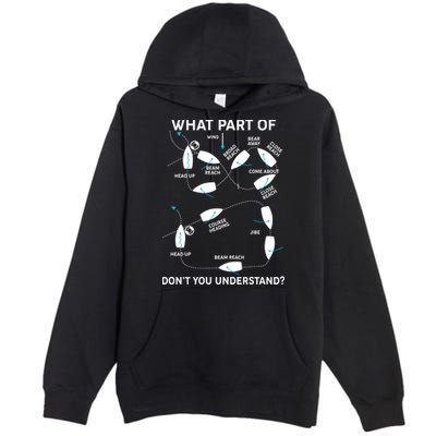 Funny What Part Of Don't You Understand Boating Expert Premium Pullover Hoodie
