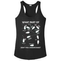 Funny What Part Of Don't You Understand Boating Expert Ladies PosiCharge Competitor Racerback Tank