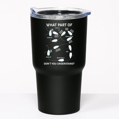 Funny What Part Of Don't You Understand Boating Expert Tumbler