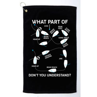 Funny What Part Of Don't You Understand Boating Expert Golf Towel