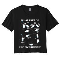 Funny What Part Of Don't You Understand Boating Expert Crop Top