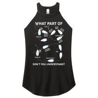 Funny What Part Of Don't You Understand Boating Expert Women's Perfect Tri Rocker Tank