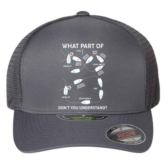 Funny What Part Of Don't You Understand Boating Expert Flexfit Unipanel Trucker Cap
