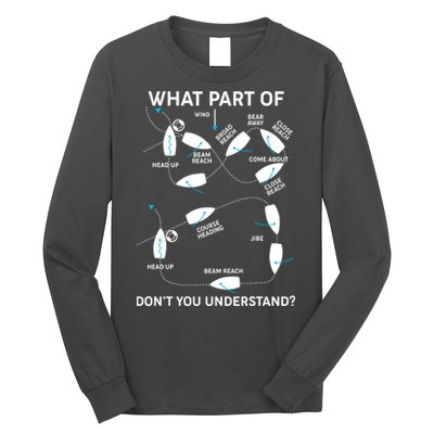 Funny What Part Of Don't You Understand Boating Expert Long Sleeve Shirt
