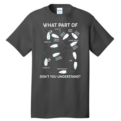 Funny What Part Of Don't You Understand Boating Expert Tall T-Shirt