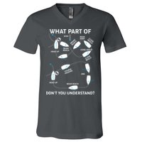 Funny What Part Of Don't You Understand Boating Expert V-Neck T-Shirt