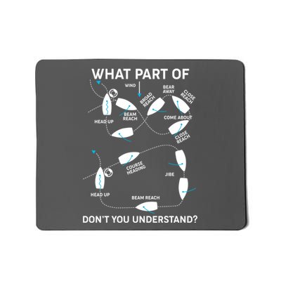 Funny What Part Of Don't You Understand Boating Expert Mousepad