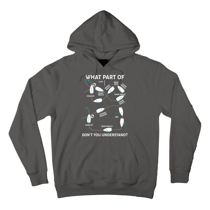 Funny What Part Of Don't You Understand Boating Expert Tall Hoodie