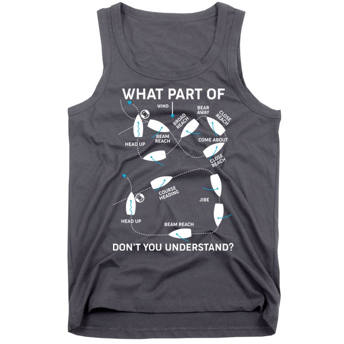 Funny What Part Of Don't You Understand Boating Expert Tank Top