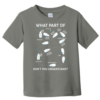 Funny What Part Of Don't You Understand Boating Expert Toddler T-Shirt