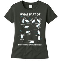Funny What Part Of Don't You Understand Boating Expert Womens T-Shirt