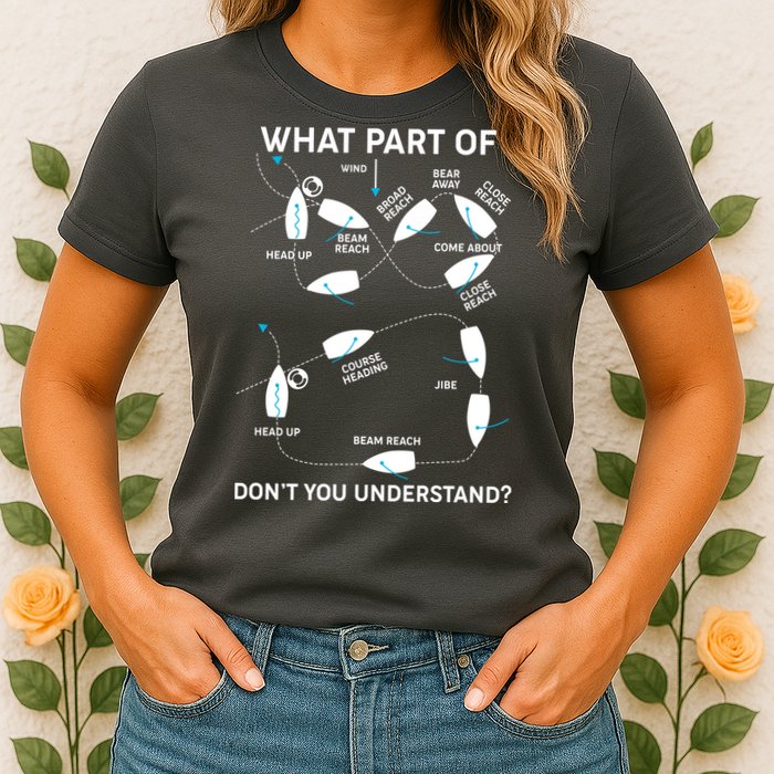 Funny What Part Of Don't You Understand Boating Expert Womens T-Shirt