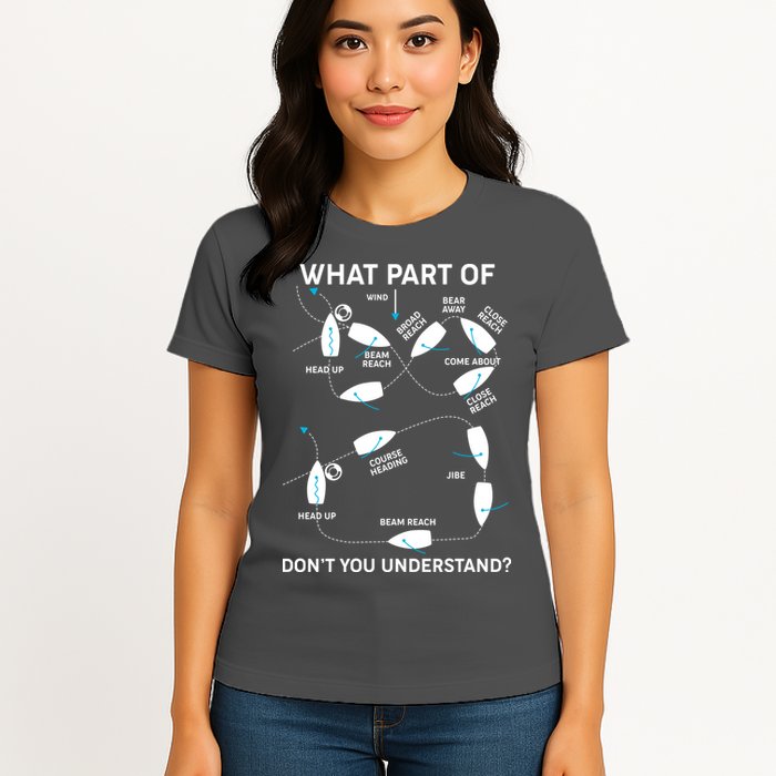Funny What Part Of Don't You Understand Boating Expert Womens T-Shirt