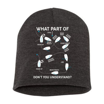 Funny What Part Of Don't You Understand Boating Expert Short Acrylic Beanie
