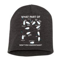 Funny What Part Of Don't You Understand Boating Expert Short Acrylic Beanie