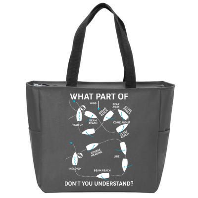 Funny What Part Of Don't You Understand Boating Expert Zip Tote Bag