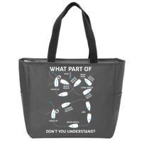 Funny What Part Of Don't You Understand Boating Expert Zip Tote Bag