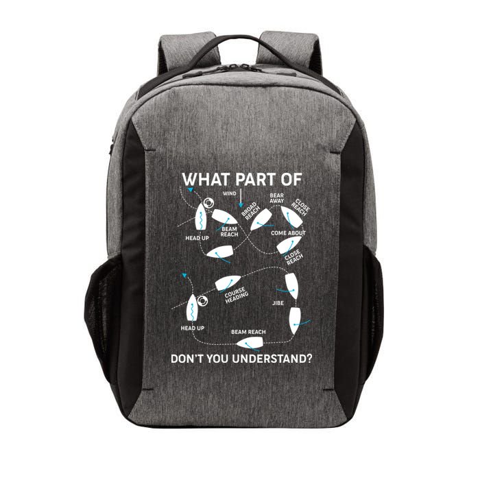 Funny What Part Of Don't You Understand Boating Expert Vector Backpack