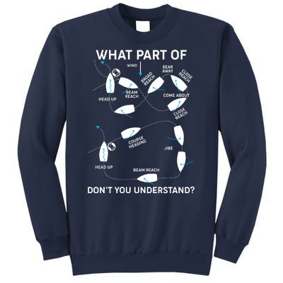 Funny What Part Of Don't You Understand Boating Expert Sweatshirt