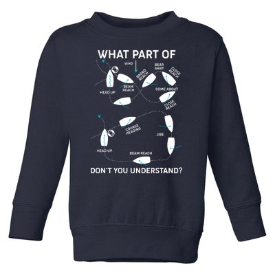 Funny What Part Of Don't You Understand Boating Expert Toddler Sweatshirt