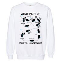 Funny What Part Of Don't You Understand Boating Expert Garment-Dyed Sweatshirt