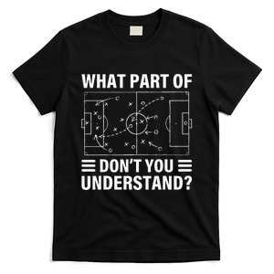 Funny What Part Of Soccer Dont You Understand Soccer Coach T-Shirt