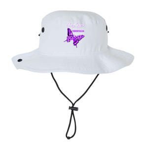 Fibromyalgia Warrior Purple Butterfly Gift Legacy Cool Fit Booney Bucket Hat