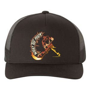 Funny What Part Of Hockey Don't You Understand Hockey Player Yupoong Adult 5-Panel Trucker Hat