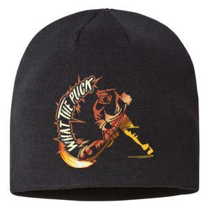 Funny What Part Of Hockey Don't You Understand Hockey Player Sustainable Beanie