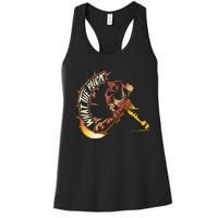 Funny What Part Of Hockey Don't You Understand Hockey Player Women's Racerback Tank