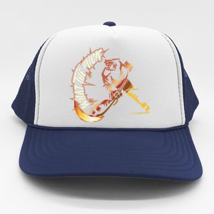 Funny What Part Of Hockey Don't You Understand Hockey Player Trucker Hat