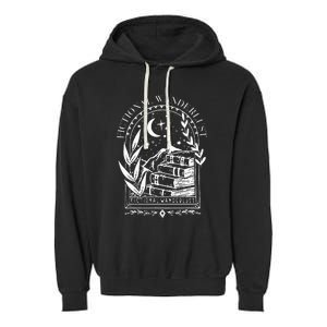 Fictional Wanderlust Poet Literary Mystical Garment-Dyed Fleece Hoodie