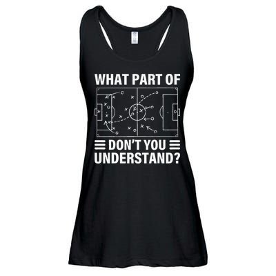 Funny What Part Of Soccer Don't You Understand Soccer Coach Ladies Essential Flowy Tank