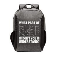 Funny What Part Of Soccer Don't You Understand Soccer Coach Vector Backpack