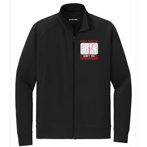 Funny What Part Of Hockey Don't You Understand Hockey Player Stretch Full-Zip Cadet Jacket