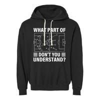 Funny What Part Of Soccer DonT You Understand Soccer Coach Garment-Dyed Fleece Hoodie