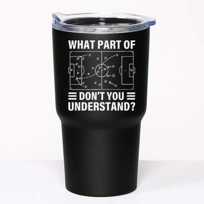 Funny What Part Of Soccer DonT You Understand Soccer Coach Tumbler