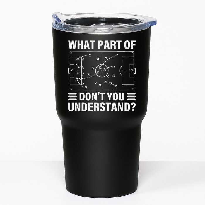 Funny What Part Of Soccer DonT You Understand Soccer Coach Tumbler