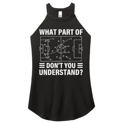 Funny What Part Of Soccer DonT You Understand Soccer Coach Women's Perfect Tri Rocker Tank
