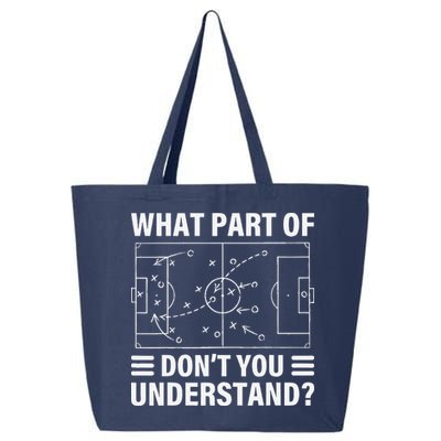 Funny What Part Of Soccer DonT You Understand Soccer Coach 25L Jumbo Tote