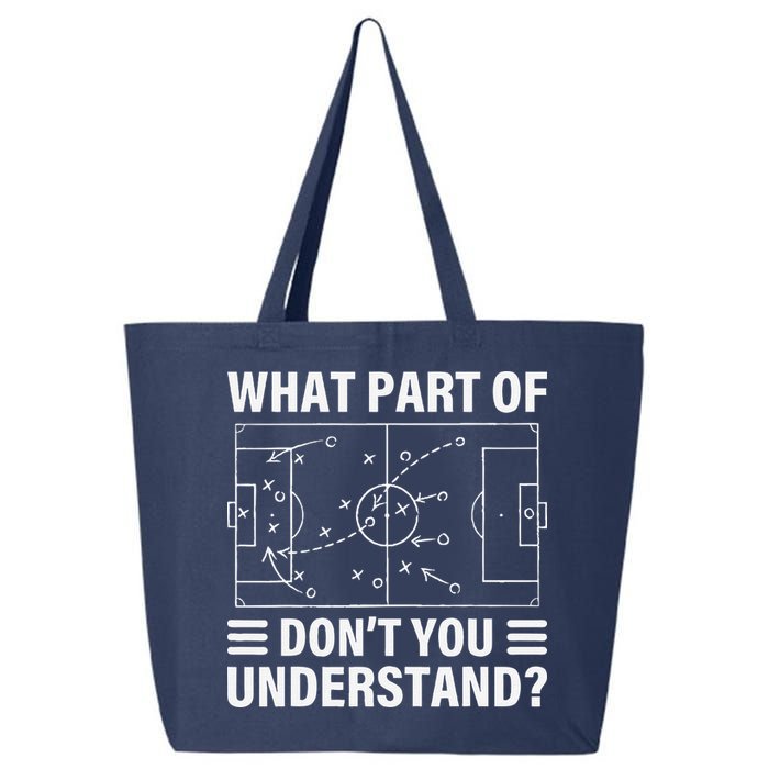 Funny What Part Of Soccer DonT You Understand Soccer Coach 25L Jumbo Tote