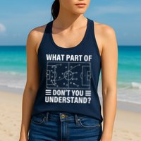 Funny What Part Of Soccer DonT You Understand Soccer Coach Womens Tank Top